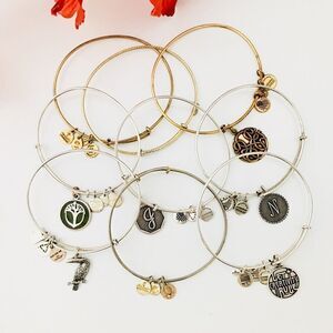 9 Alex & Ani Bracelets